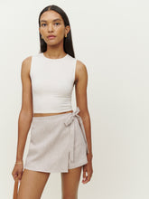 eva linen skort