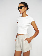 mila linen short
