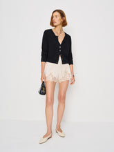 clara cashmere crew cardigan