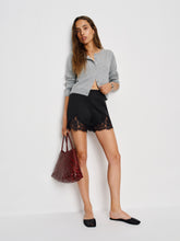 clara cashmere crew cardigan