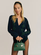 clara cashmere crew cardigan