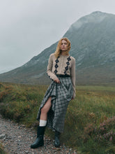 clara cashmere crew cardigan