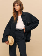 brooks oversized denim jacket