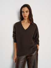 jadey cashmere oversized v-neck sweater