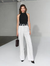 alex linen mid rise pant