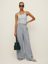 fernando linen wide leg pant