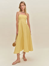 monette linen dress