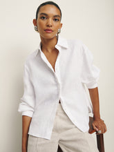 andy oversized linen shirt