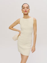 poppy ribbed mini dress