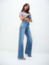 bex super stretch high rise wide leg jeans
