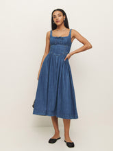 balia denim midi dress