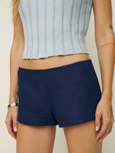 june low rise linen short
