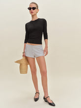 june low rise linen short