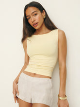 june low rise linen short