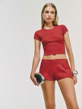 june low rise linen short