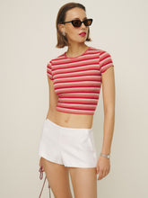 june low rise linen short