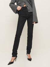 etta stretch high rise stacked slim jeans