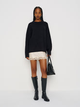 cove cashmere oversized crew