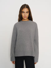 cove cashmere oversized crew