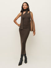 julianna cashmere scarf sweater dress