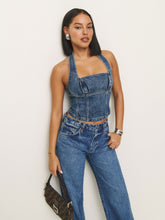 lucinda denim top