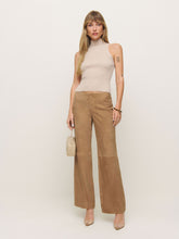 petites veda vida low rise leather pant