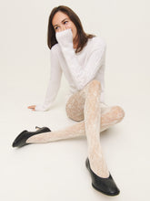 swedish stockings rosa lace tights