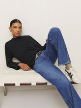 asher oversized long sleeve tee