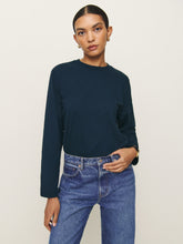 asher oversized long sleeve tee