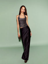 petites bella satin skirt