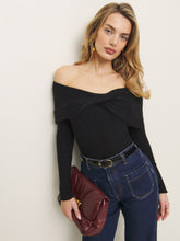 florie twist front sweater