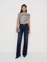 greta super stretch low rise wide leg jeans
