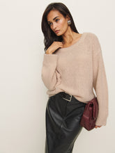 cici oversized crew sweater