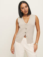 linden cotton sweater vest