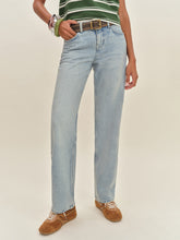 charlee low rise straight leg jeans