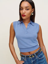 carrie linen cotton polo