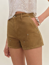 blake high rise 3” utility jean shorts