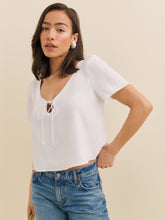mayla linen top