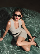 aster boucle sweater dress