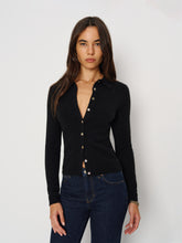 florentina cashmere collared cardigan