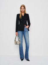 sharon stretch mid rise bootcut jeans