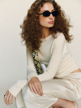 lian cashmere crew sweater