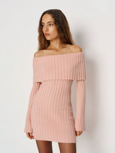lacey cashmere blend sweater dress