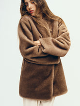 devin faux fur coat