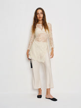 gale satin mid rise capri pant