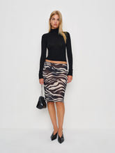 brodie sheer knit skirt