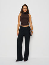 petites gale mid rise bias pant