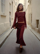 irene cashmere sweater & scarf set