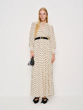 petites brown sugar ruffle dress