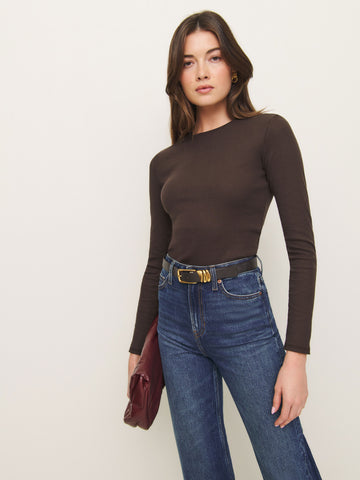 davy long sleeve crewneck tee